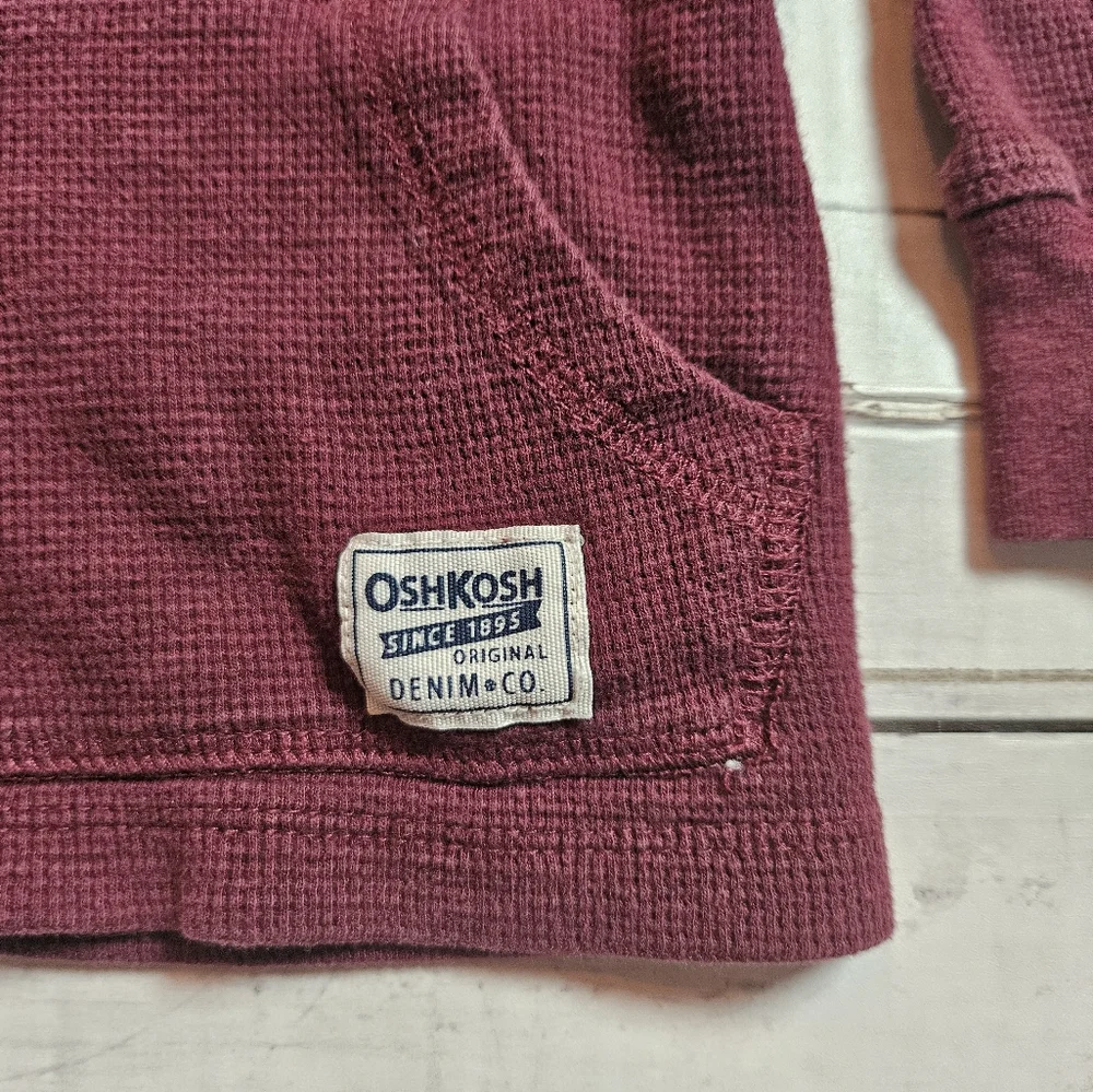 Oshkosh B'gosh Maroon Hooded Thermal‎ Size 2T